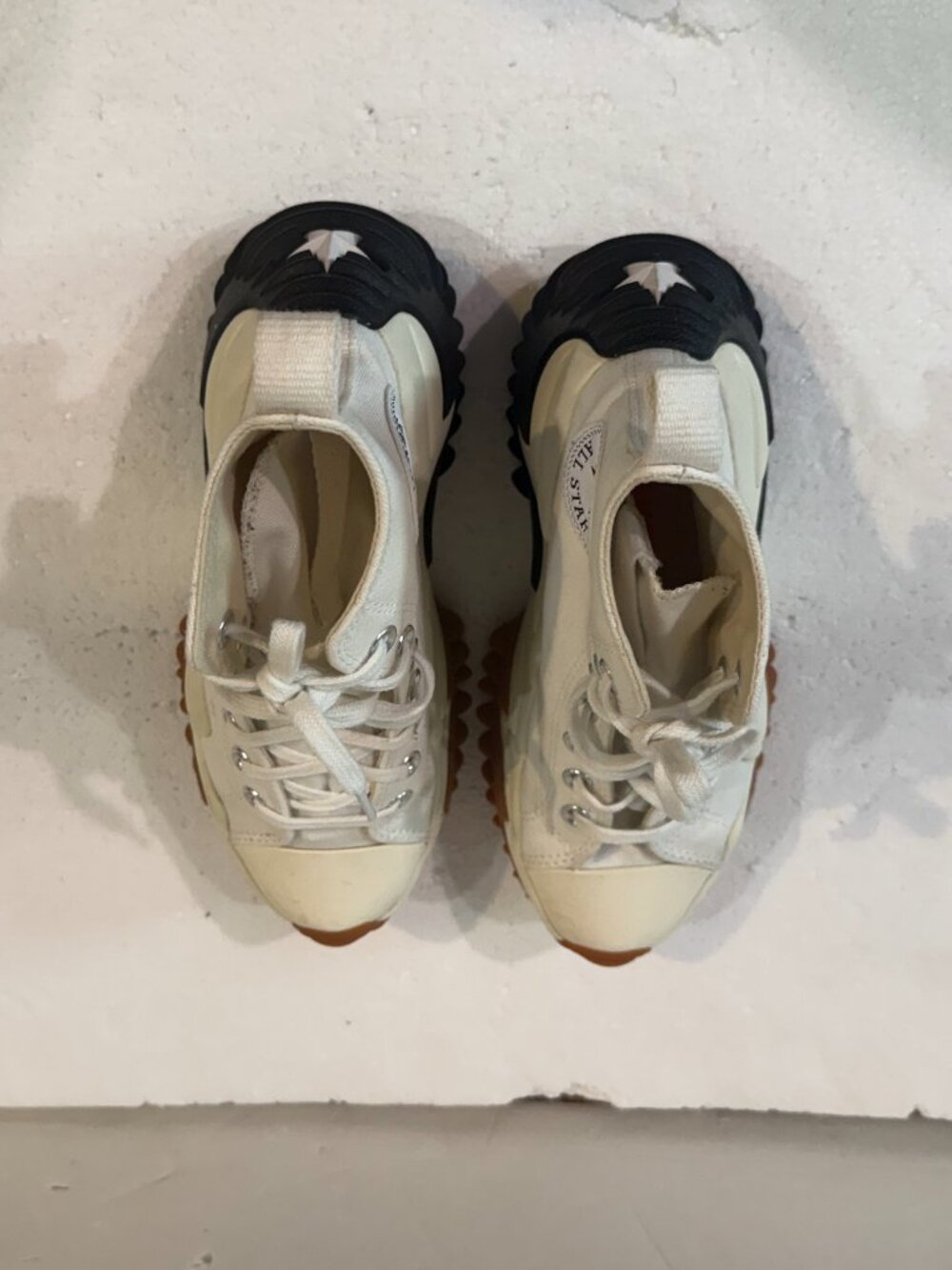 Converse Run Star Motion CX Platform High Top White Black Gum Women Size 6 CLEAN - Picture 2 of 11